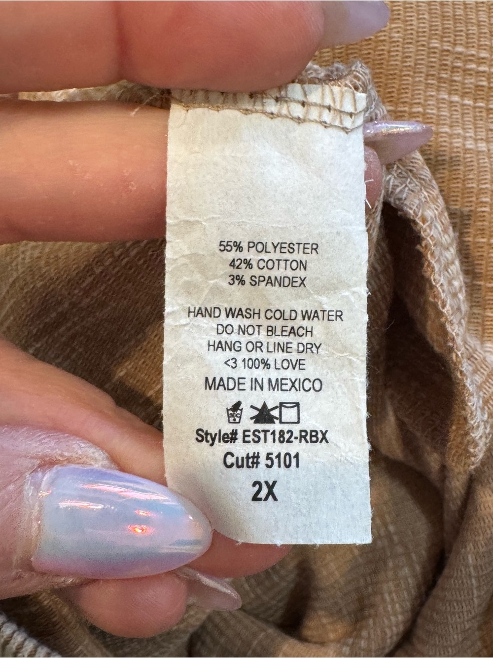 Like Love Cozy Two-Piece Hooded Lounge Set in Heathered Taupe Sz 2X - Picture 7 of 8